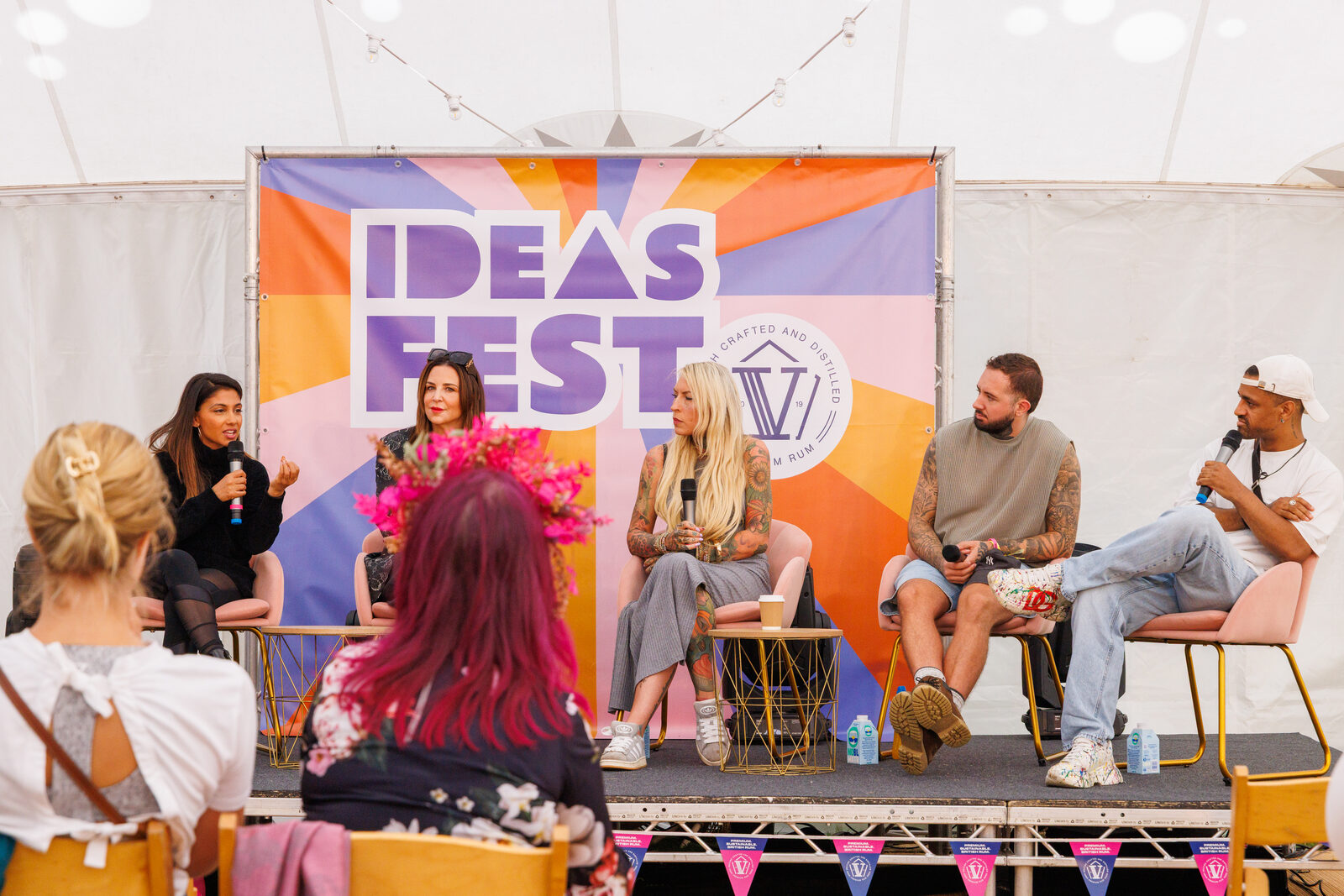 Lea on an Ideas Fest panel
